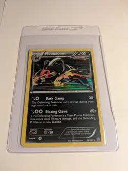 Pokemon Card Houndoom 56/101 Plasma Blast Holo Foil Black & White Rare LP 2013 - Image 1