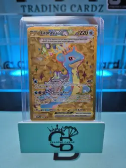 Pokemon Lapras ex 164 Sv: Scarlet & Violet Promo Cards Gold Holo - Image 1