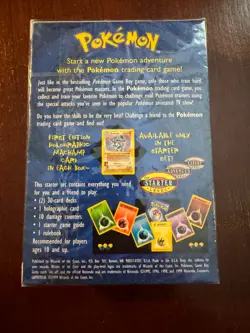 1999 Pokemon TCG 2-Player Starter Set Sealed - Machamp 1st Edition Inside - Image 2