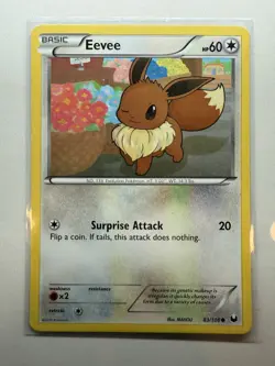 Pokemon TCG-Eevee Common 83/108 Dark Explorers Near mint - Image 1
