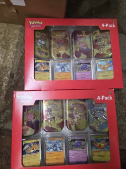3 - Pokemon TCG: Scarlet & Violet 151 Mini Tins 4- Pack + 4 PROMO CARDS - - Image 2