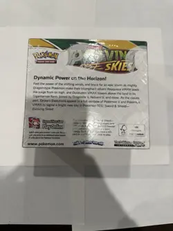 Pokemon SWSH Evolving Skies Booster Box, Factory Sealed, Acrylic Case Included. - Image 3