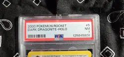 DARK DRAGONITE Pokemon Team Rocket Holo 5/82 - PSA 7 NM Near-Mint Unlimited - Image 3