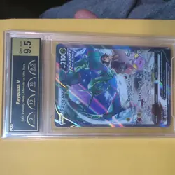 Pokemon Rayquaza V Evolving Skies Full Alt Art #194 PCG 9.5 Gem Mint sub grades - Image 2