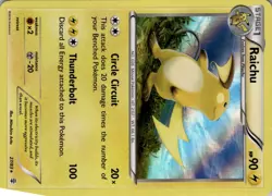 Pokemon TCG Raichu Holo Rare Card XY Generations 27/83 Trading Card TCG - Image 5