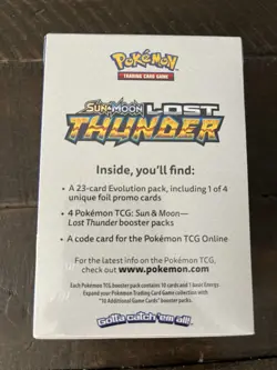 Pokemon 2018 Sun and Moon Lost Thunder Build & Battle Box Sealed - Image 2