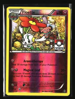 Pokemon FLOETTE 102/162 Reverse Holo League Promo (BREAKthrough) LP/Light Play - Image 1
