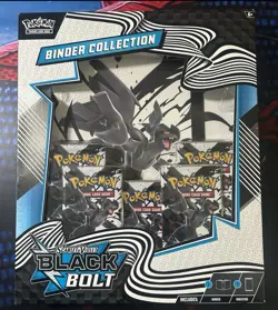 Pokemon TCG: Scarlet & Violet Black Bolt Binder Collection - New and Sealed! - Image 1