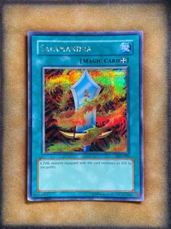 Yugioh Salamandra DDS-006 Parallel Secret Rare MP - Image 1