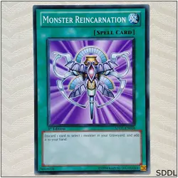 Monster Reincarnation - SDDL-EN028 - Common 1st Edition Yugioh - Image 1