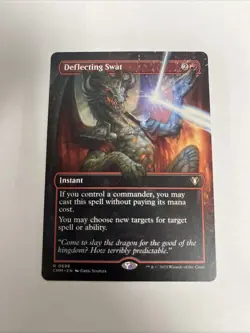 Deflecting Swat Borderless Non Foil Card #0698 MTG LP - Image 1
