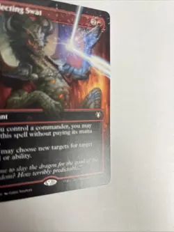 Deflecting Swat Borderless Non Foil Card #0698 MTG LP - Image 2