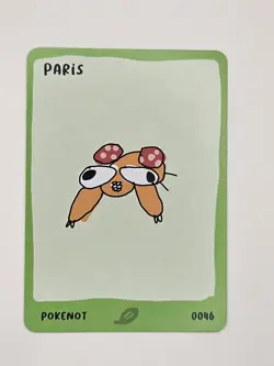 Pokenot Ew Mew #151- Dysfunctional Passholder Pokenots 151 Card Pokemon - Image 2
