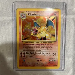 Charizard 4/102 Base Set 1999 Holo Rare Pokemon TCG Card (LP-MP) - Image 1