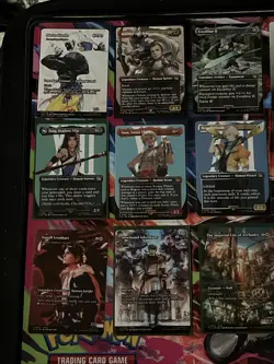 Final Fantasy Magic The Gathering Borderless Card Lot 24x Near Mint Cards - Image 2