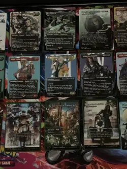 Final Fantasy Magic The Gathering Borderless Card Lot 24x Near Mint Cards - Image 3