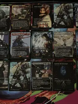 Final Fantasy Magic The Gathering Borderless Card Lot 24x Near Mint Cards - Image 5
