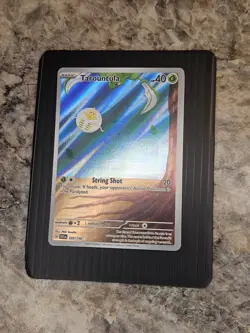 Pokemon TCG Tarountula Scarlet & Violet Base Set Holo Illustration Card 199/198 - Image 1