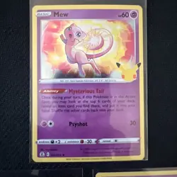 Pokemon Celebrations Mew 011/025 Holo Rare Card 25th Anniversary 3 Card Lot - Image 2