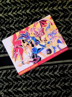YuGiOh Weekly Jump Festa 2002 Promo Card Slifer Dark Magician Girl Japanese k440 - Image 1
