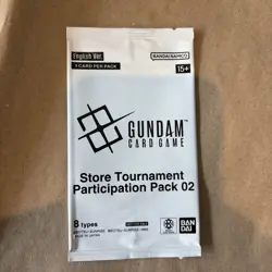 Gundam Card Game Store Tournament Participation Pack 02 English Sealed TCG - Image 1