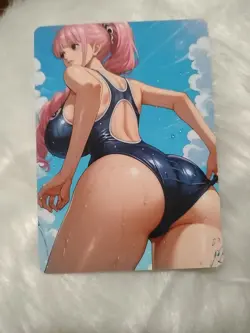 Perona One Piece Goddess Anime Double Sided Waifu Trading Card PEEKA BOO - Image 2