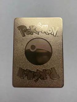 Wartortle Base Set 42/102 Regular Unlimited Uncommon Gold Metal Fan Art Card - Image 2