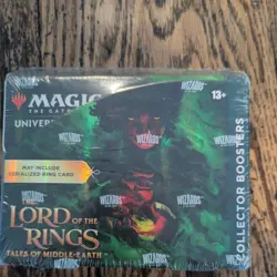 MAGIC THE GATHERING MTG LORD OF THE RINGS COLLECTOR BOOSTER BOX FACTORY SEALED - Image 2