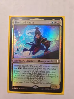 Fire Lord Azula (Foil) - Avatar - NM - Rare - Legendary Creature - MTG - Image 1