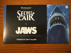 MTG Secret Lair x Jaws: Terror of Amity Island NON FOIL - Image 1