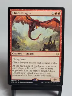 MTG - Commander: Adventures in the Forgotten Realm - Chaos Dragon - Image 1
