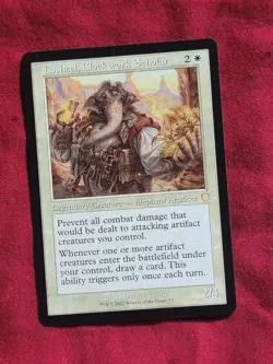 Losheel, Clockwork Scholar Brothers' War Commander Retro Magic the Gathering NM - Image 3