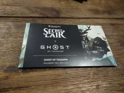 MTG Ghost Of Tsushima x Secret Lair Rainbow Foil - Sealed - Image 1