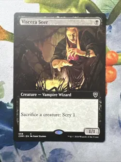1x Viscera Seer (Extended Art)- Commander Legends- NM- Mtg Magic The Gathering - Image 1