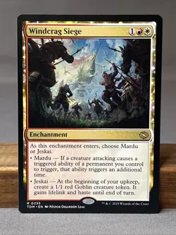 Windcrag Siege 0235 Tarkir: Dragonstorm TDM MTG MINT OR BETTER - Image 1