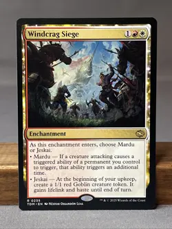 Windcrag Siege 0235 Tarkir: Dragonstorm TDM MTG MINT OR BETTER - Image 2