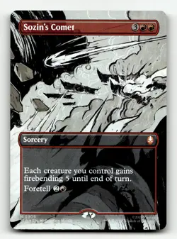 Sozin's Comet () (Borderless) 309 Foil M Avatar: The Last Airbender - Image 1