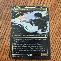 Fire Lord Zuko Borderless Foil 0315 Avatar: The Last Airbender 315 Magic TLA MTG - Image 1