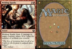 Magic the Gathering -MTG-Foil Welding Sparks - Image 1