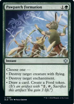 MTG Pawpatch Formation Normal NM Bloomburrow Magic 186 - Image 1