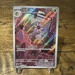 Pokemon TCG Card Lileep 145/142 Stellar Crown Illustration Rare Holo - NM - Image 1