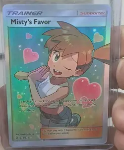 Pokemon Misty’s Favor 235/236 Full Art DiY Placeholder Card NM+ - Image 3