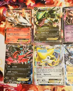 Pokemon TCG B&W XY Era Ex Full Art Holo Legendaries 6 Card Lot Rayquaza Mewtwo - Image 2