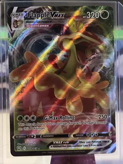 Pokemon TCG Flapple VMAX Sword & Shield - Battle Styles 019/163 Holo HP Dmg - Image 1