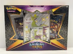 BRAND NEW IN BOX RARE POKEMON TCG SHINING FATES SHINY BOLTUND V COLLECTION - Image 1