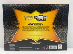 BRAND NEW IN BOX RARE POKEMON TCG SHINING FATES SHINY BOLTUND V COLLECTION - Image 3