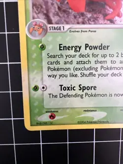 Parasect [Holo Rare] #43/112 | 2004 Pokemon Fire Red & Leaf Green (NM) - Image 5