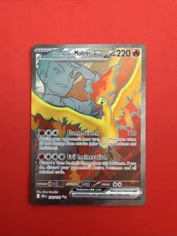 Team Rocket's Moltres ex 208/182 - Destined Rivals - Full Art - Pokemon TCG - NM - Image 1