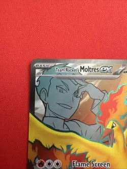 Team Rocket's Moltres ex 208/182 - Destined Rivals - Full Art - Pokemon TCG - NM - Image 2