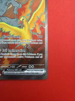 Team Rocket's Moltres ex 208/182 - Destined Rivals - Full Art - Pokemon TCG - NM - Image 4